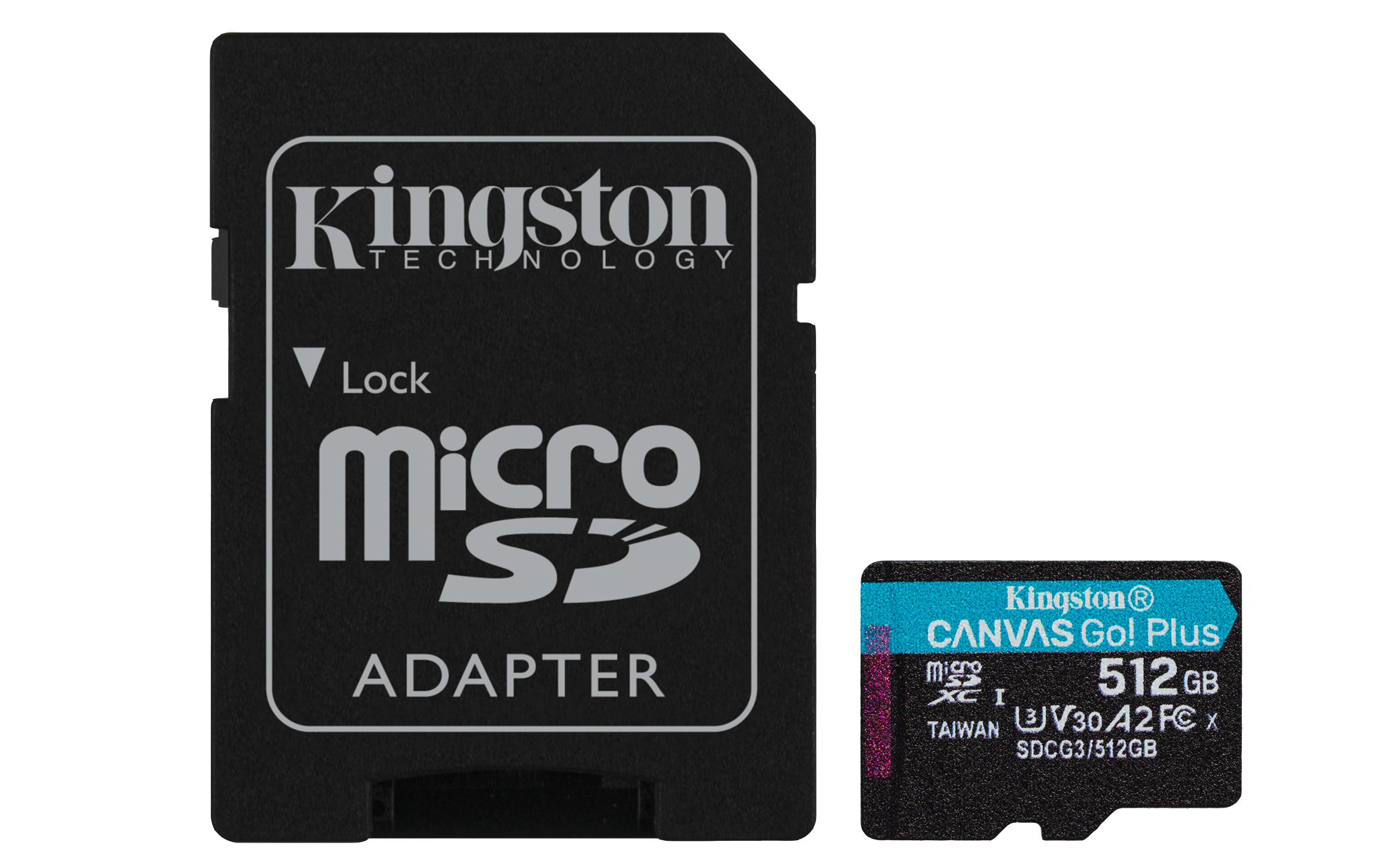 SD MICRO 512GB CL10 UHS-I CON ADATT 170MB/S LET.90MB/S SCRIT.KINGSTON