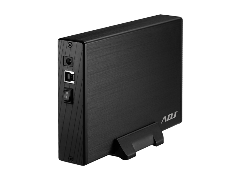 BOX 3.5 SATA TO USB 3.1 MAX 8TB BK AH612 BOX SLIM CASE ALLUMINIO ADJ