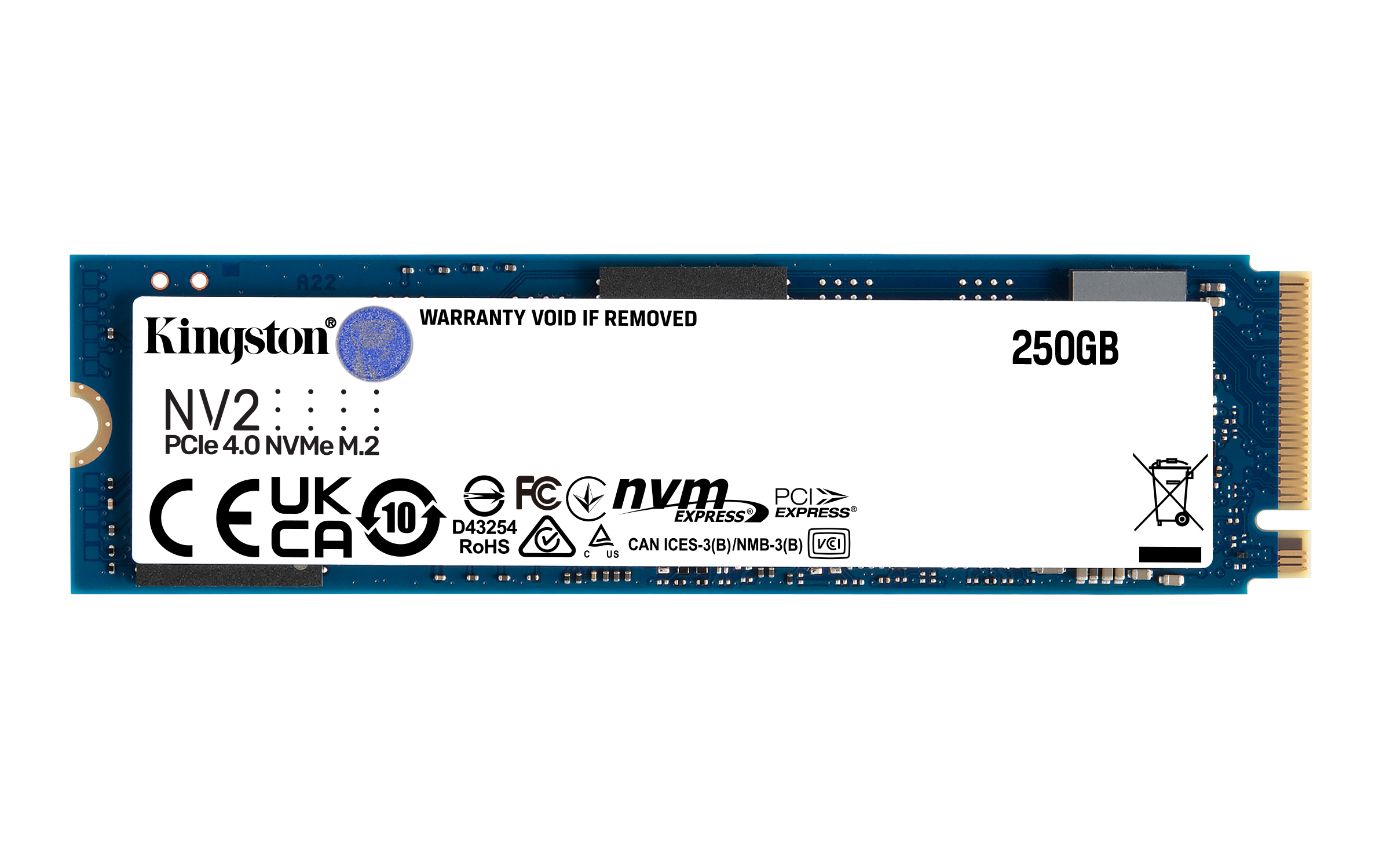 SSD M.2 250GB 2280 PCIE 4.0 NVME R/W 3000/1300 MB/S
