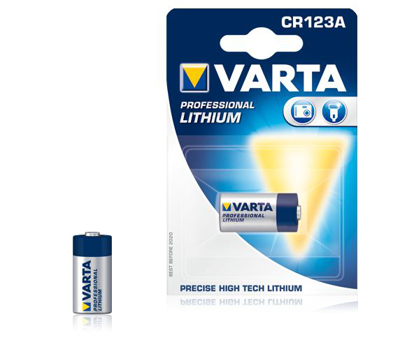 BATTERIA CR123 A LITIO 3V PROFESSIONAL VARTA