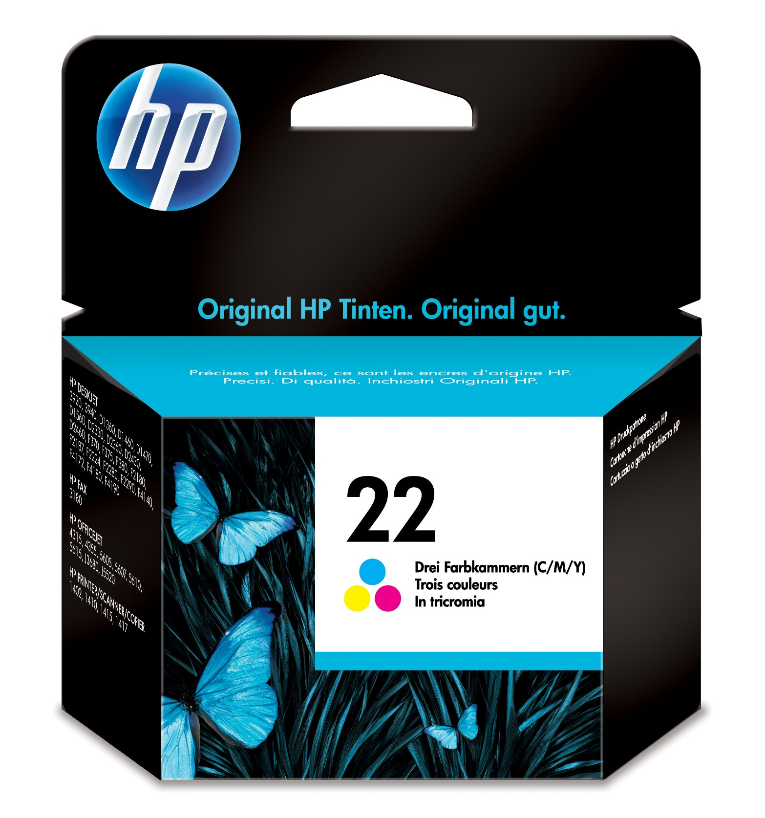 INK HP 22 C9352A CMY 138 PAG