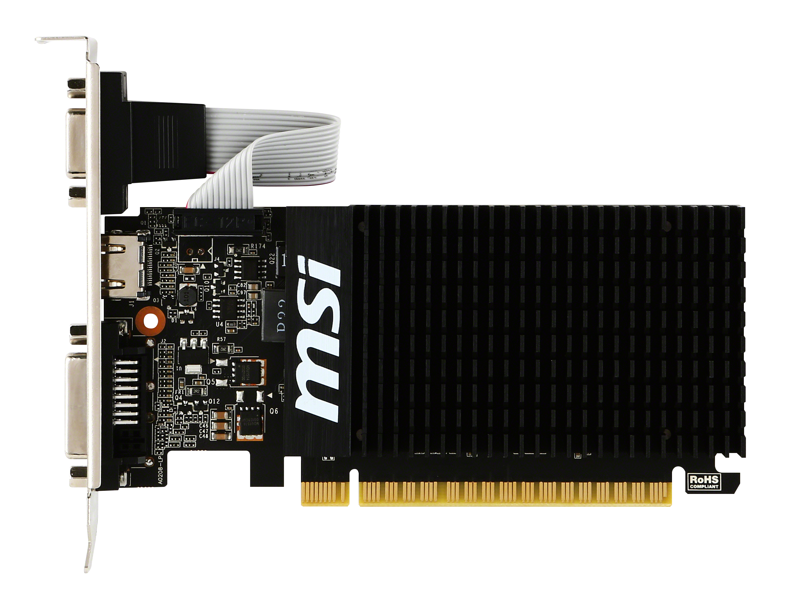 VGA MSI NVIDIA GT 710 2GD3H LP 2GB DDR3 HDMI/VGA/DVI