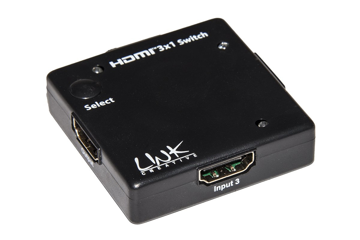 SWITCH MINI HDMI 3 DISPOSITIVI 1 MONITOR 1080P LINK