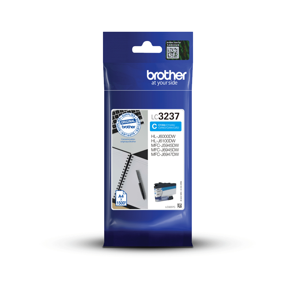 INK BROTHER LC3237C CIANO PER MFC J5945DW 1.500PG