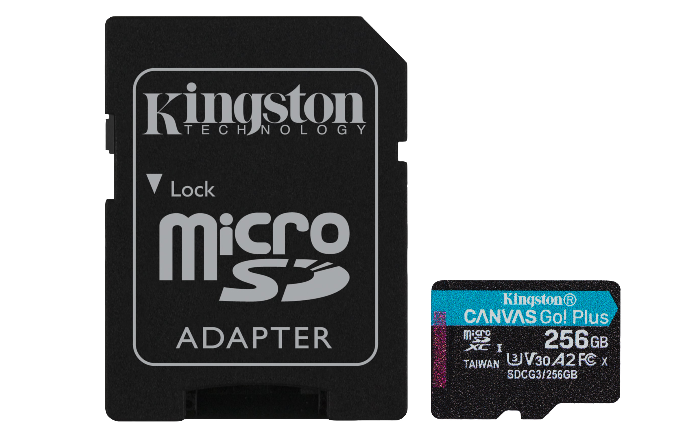 SD MICRO 256GB CL10 UHS-I CON ADATT 170MB/S LET.90MB/S SCRIT.KINGSTON
