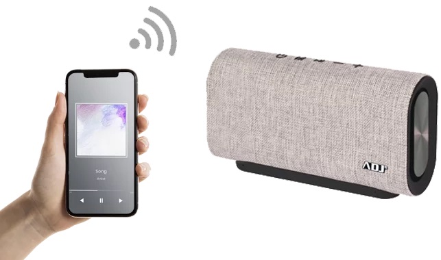 Compact-Sound Bluetooth® Speaker ADJ - Potenza in uscita: 12.5Wx2 - Ingressi audio disponibili: Aux, Bluetooth®, Micro SD card - Con vivavoce - Colore Crema