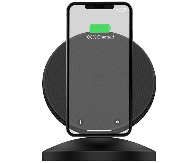 Basetta caricabatteria Wireless Qi per iPhone Samsung Galxy e EarPods Cygnett PrimePro colore nero