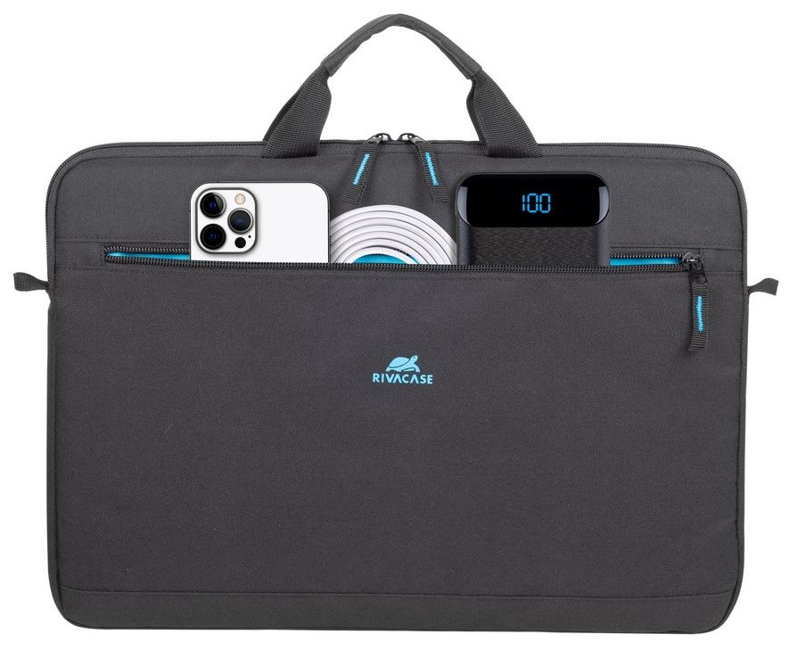 Borsa per notebook da 15.6" Rivscase Gremio colore Nero